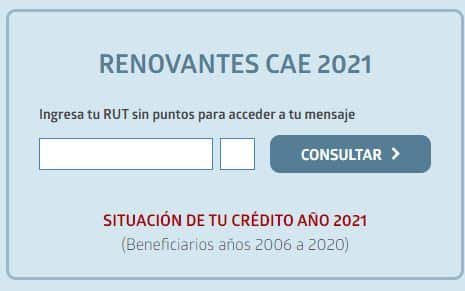 renovar el cae